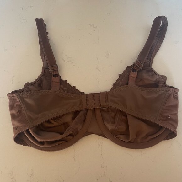 Bali Lace Desire Minimizer Underwire Bra in Brown, 36DD / 36E (3573) - Picture 2 of 5
